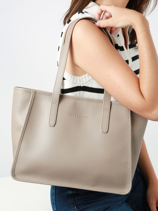 Longchamp Le foulonné Hobo bag Gray