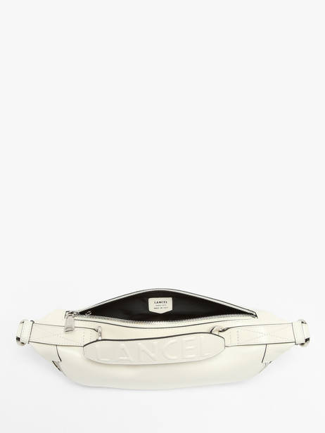 Small Leather Origami Crossbody Bag Lancel Beige origami A12527 other view 3