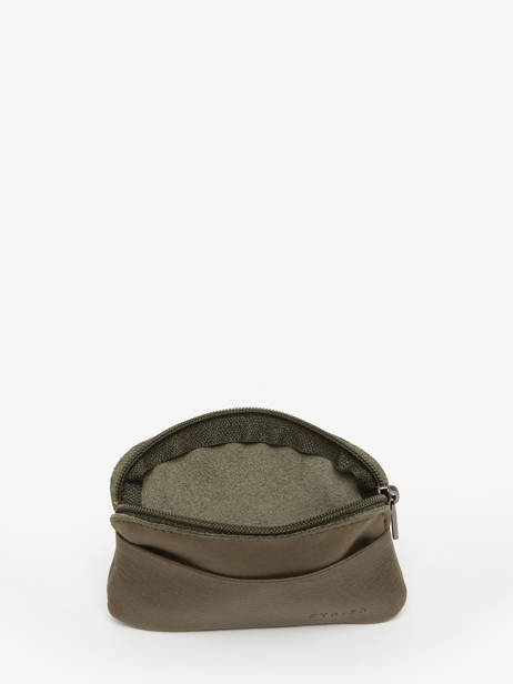 Leather Coin Purse Oil Etrier Green oil EOIL339 other view 1