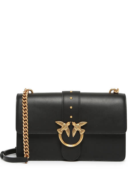 Sac BandouliÃ¨re Love Bag Icon Pinko Noir love bag icon AF1