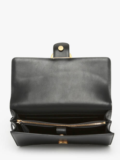 Sac BandouliÃ¨re Love Bag Icon Pinko Noir love bag icon AF1 vue secondaire 2