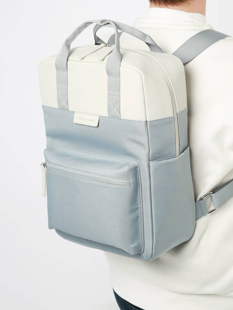 Business Backpack 1 Compartment + 15'' Laptop Kapten and son Blue backcpack BERGEN other view 1