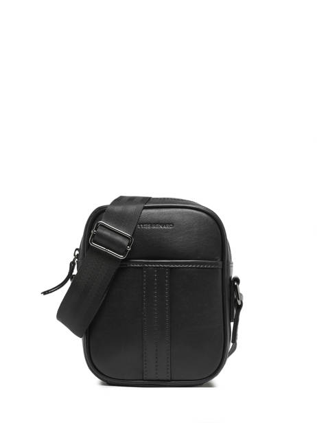 Sac BandouliÃ¨re Yves renard Noir nappa 81544