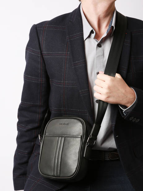Sac BandouliÃ¨re Yves renard Noir nappa 81544 vue secondaire 1