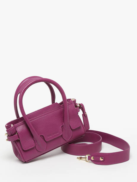 Leather Madeleine S Art Déco Crossbody Bag Paul marius Violet la suite art deco MADEXART other view 2