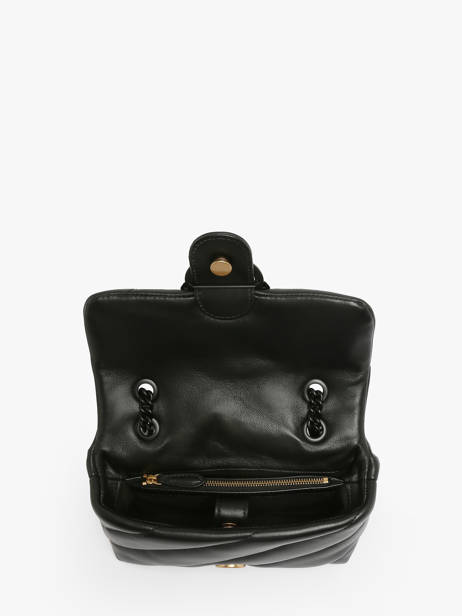 Shoulder Bag Love Bag Puff Leather Pinko Black love bag puff A1JO other view 3