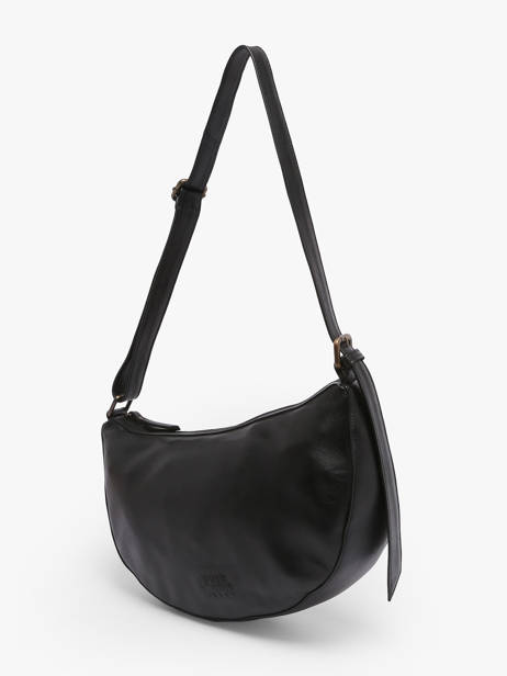Crossbody Bag Cow Leather Basilic pepper Black cow BCOW71 other view 2