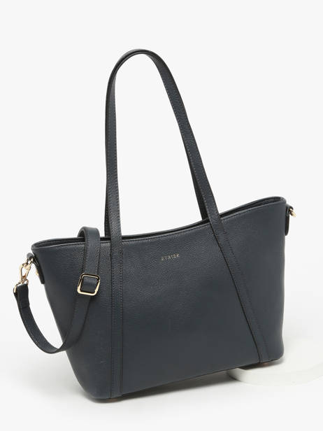 Small Leather Tradition Shoulder Bag Etrier Blue tradition ETRA060S other view 2