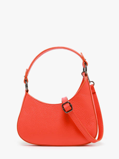 Leather Caviar Crossbody Tas Milano Red caviar CA23118 other view 4