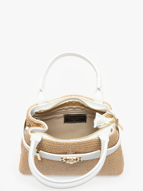 Satchel Capri Milano White capri CP23116 other view 3