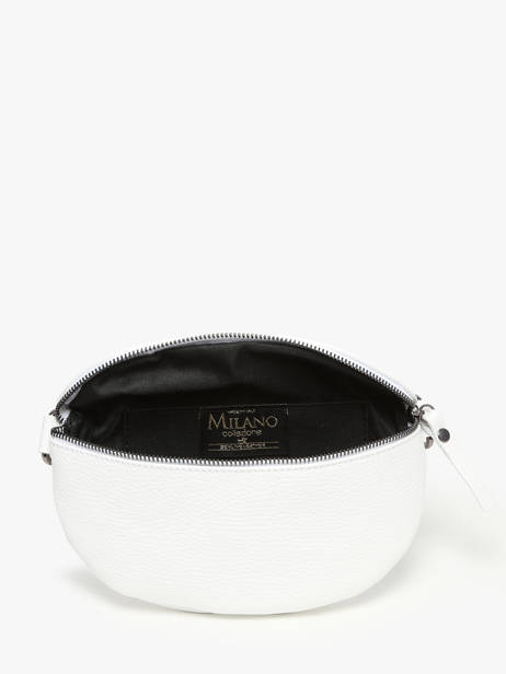 Leather Caviar Belt Bag Milano White caviar CA19091B other view 3