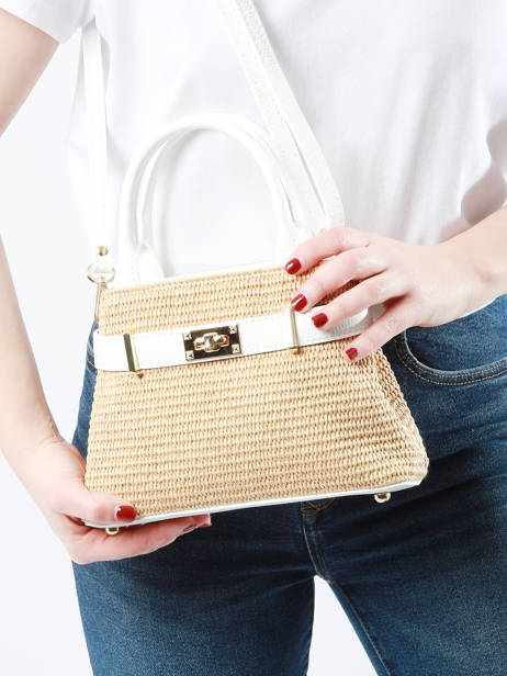 Satchel Capri Milano White capri CP23116 other view 1