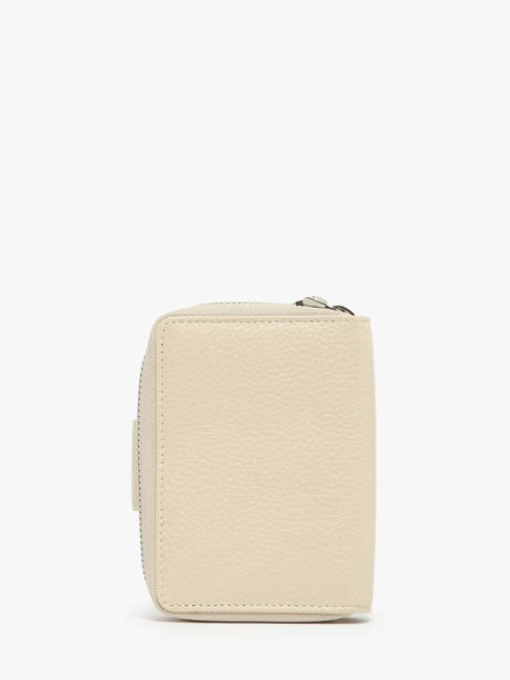Wallet Leather Crinkles Beige caviar 14277 other view 2