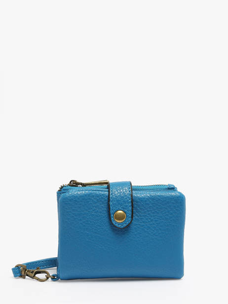 Coin Purse With Card Holder Miniprix Blue soft 376