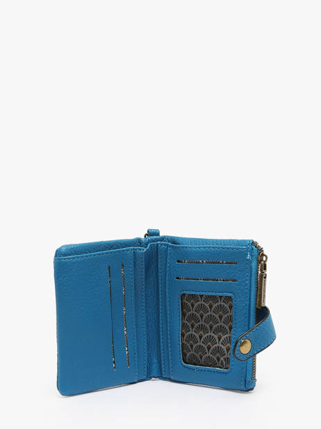 Coin Purse With Card Holder Miniprix Blue soft 376 other view 1