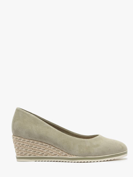 Pumps In Leather Tamaris Green women 42