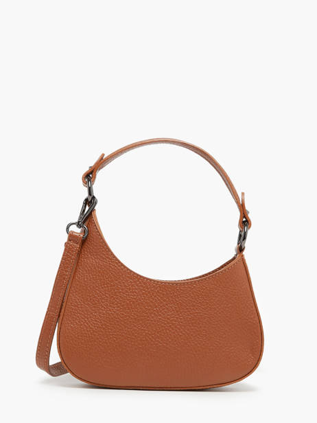 Sac BandouliÃ¨re Caviar Cuir Milano Marron caviar CA23118