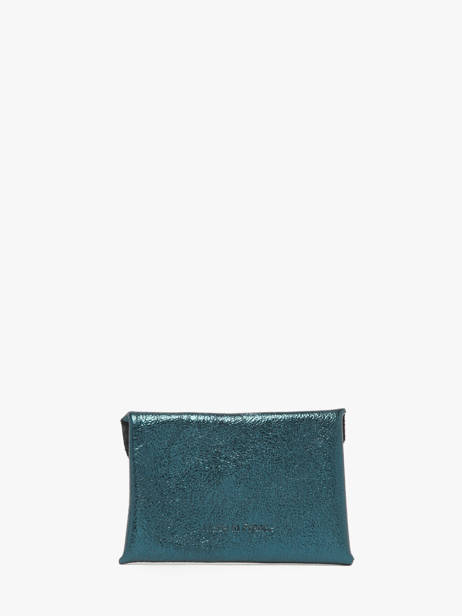 Card Holder Etincelle Irisée Leather Etrier Green etincelle irisee EETI5003 other view 2