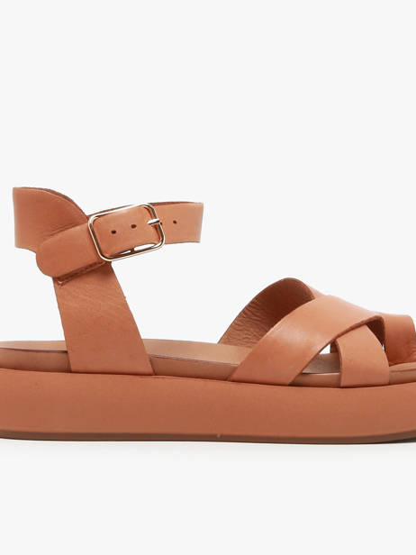 Sandals In Leather Inuovo Green women A96002 other view 1