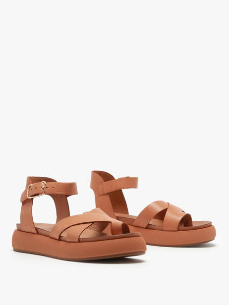 Sandals In Leather Inuovo Green women A96002 other view 2