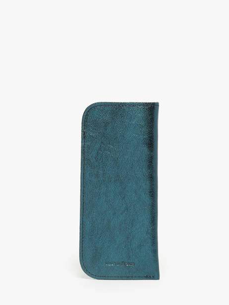 Sunglass Case Etincelle Irisée Leather Etrier Green etincelle irisee EETI5001 other view 2