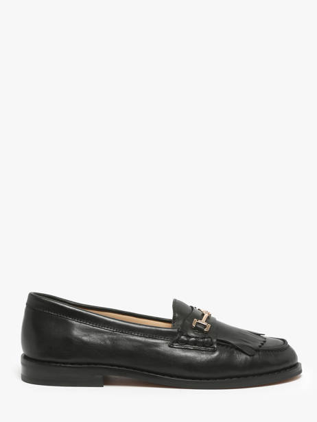 Moccasins In Leather Inuovo Black women B01002