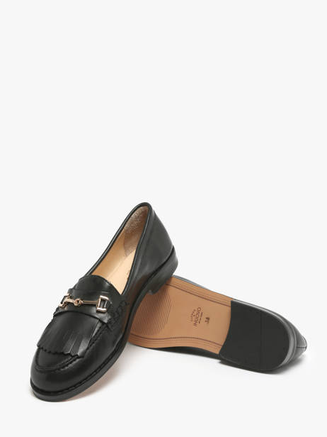 Moccasins In Leather Inuovo Black women B01002 other view 1