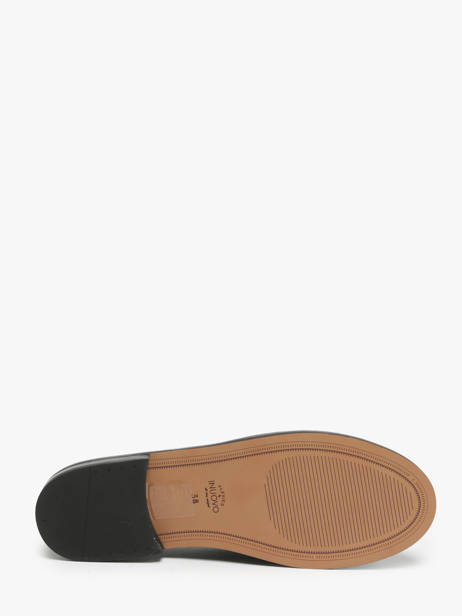 Moccasins In Leather Inuovo Black women B01002 other view 4