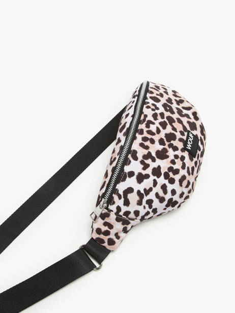 Sac Banane Kim LÃ©opard Wouf Multicolore kim WN240014 vue secondaire 2
