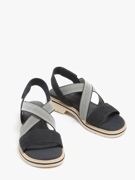 Sandals In Leather Tamaris Blue women 42 other view 2