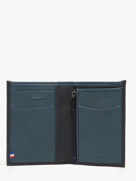 Wallet With Coin Purse Cadence Leather Etrier Blue cadence ECAD5010 other view 1