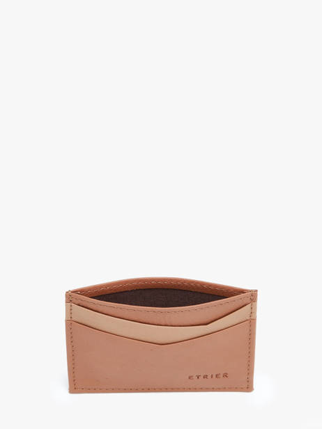 Card Holder Cadence Leather Etrier Brown cadence ECAD5014 other view 1
