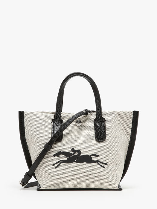 Longchamp Essential toile Sacs portÃ© main Beige