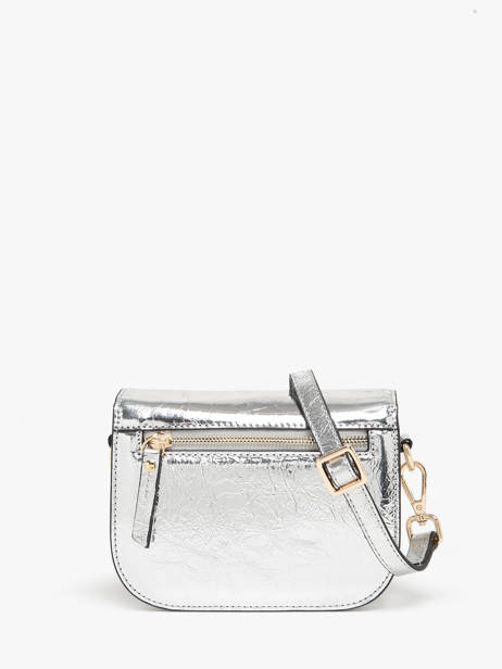 Shoulder Bag Altair Leather Etrier Silver altair EALA081S other view 4