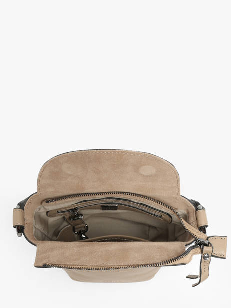 Shoulder Bag Manege Leather Etrier Beige manege EMAN078S other view 3