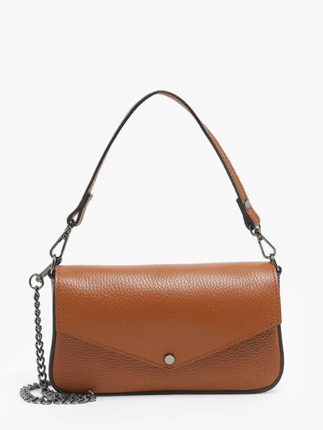 Shoulder Bag Caviar Leather Milano Brown caviar CA240612