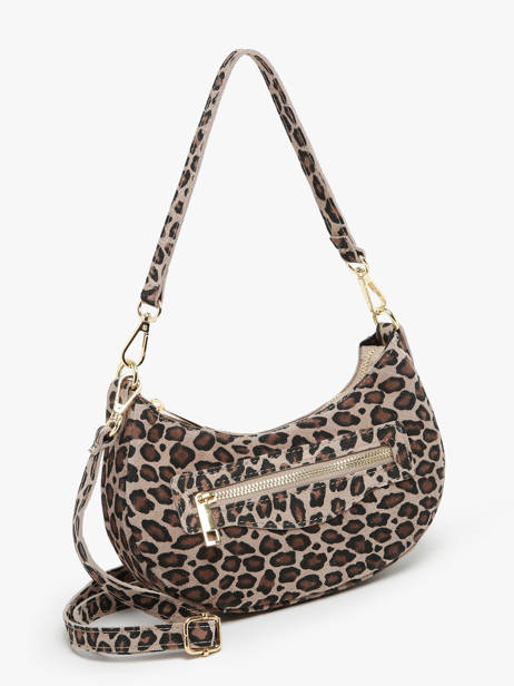 Shoulder Bag Velvet Leopardo Leather Milano Multicolor velvet leopardo VL24061 other view 2