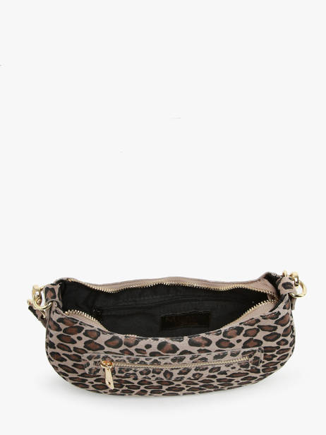 Shoulder Bag Velvet Leopardo Leather Milano Multicolor velvet leopardo VL24061 other view 3