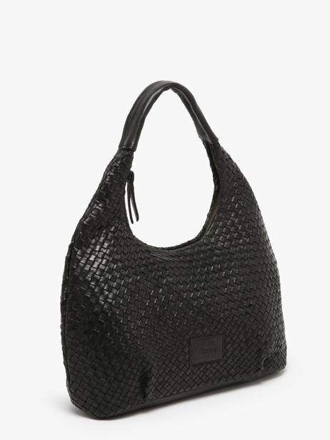 Shoulder Bag Parma Leather Basilic pepper Black parma BPAR02 other view 2