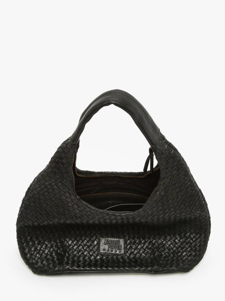 Shoulder Bag Parma Leather Basilic pepper Black parma BPAR02 other view 3