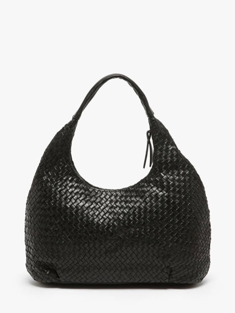 Shoulder Bag Parma Leather Basilic pepper Black parma BPAR02 other view 4