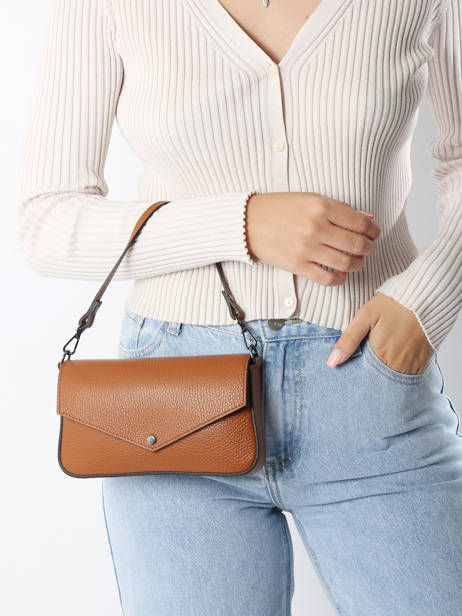 Shoulder Bag Caviar Leather Milano Brown caviar CA240612 other view 1
