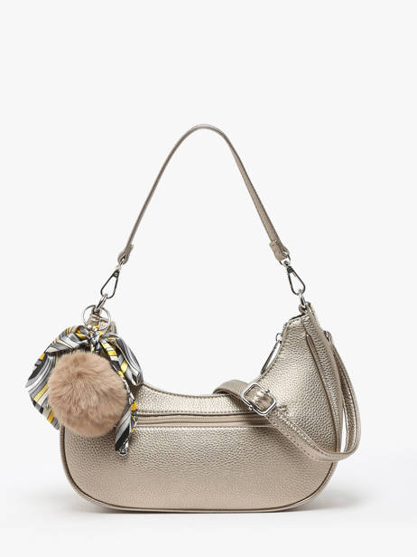 Shoulder Bag Grained Miniprix Gray grained F6994 other view 3