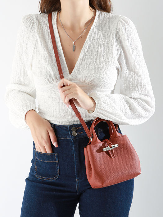 Longchamp Le roseau Messenger bag Brown
