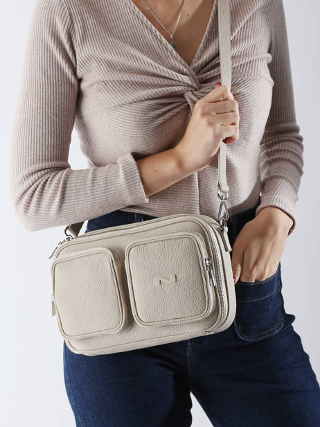 Leather Racing Camera Bag Nathan baume Beige n city 28 other view 1