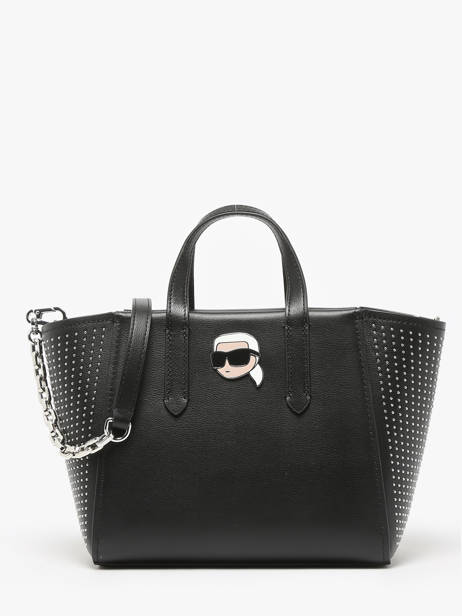 Sac PortÃ© Main K Ikonic 2.0 Cuir Karl lagerfeld Noir k ikonic 2.0 246W3030