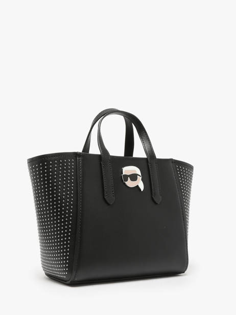Sac PortÃ© Main K Ikonic 2.0 Cuir Karl lagerfeld Noir k ikonic 2.0 246W3030 vue secondaire 2