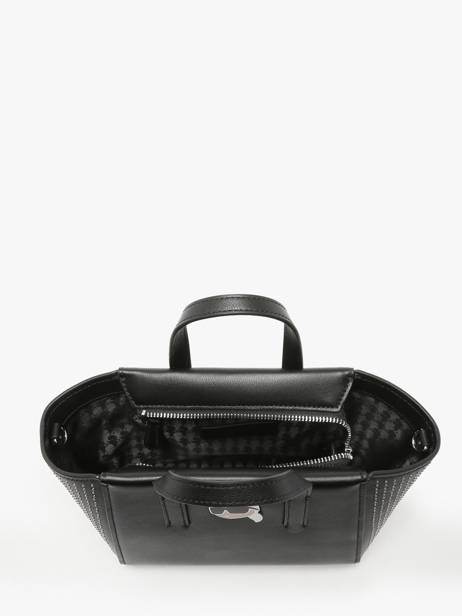 Sac PortÃ© Main K Ikonic 2.0 Cuir Karl lagerfeld Noir k ikonic 2.0 246W3030 vue secondaire 3