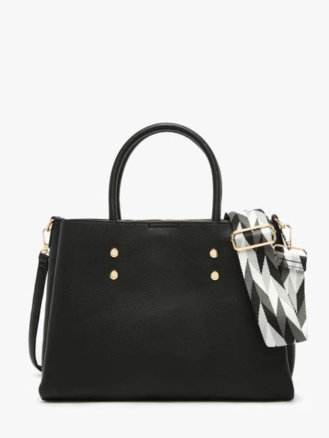 Sac Ã  Main Grained Miniprix Noir grained F6929 vue secondaire 3