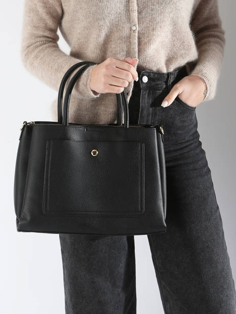 Sac Ã  Main Grained Miniprix Noir grained F6929 vue secondaire 1